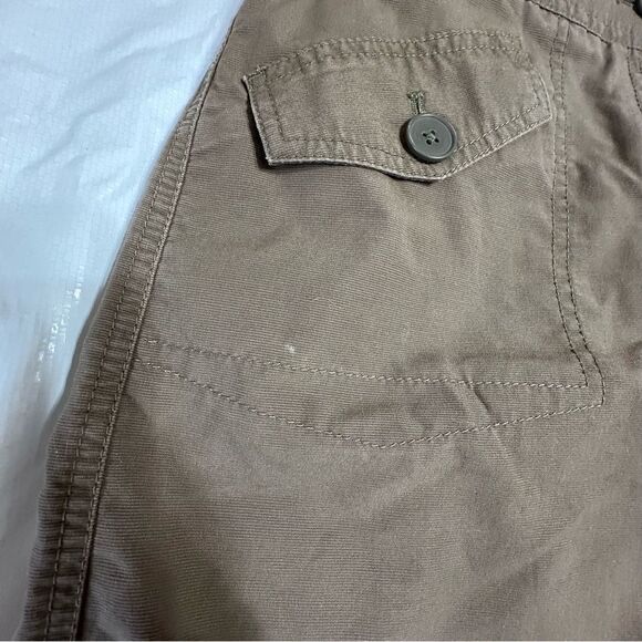 Ann Taylor Loft Khaki Green Women's Jean Skirt Size 6 - Picture 3 of 9